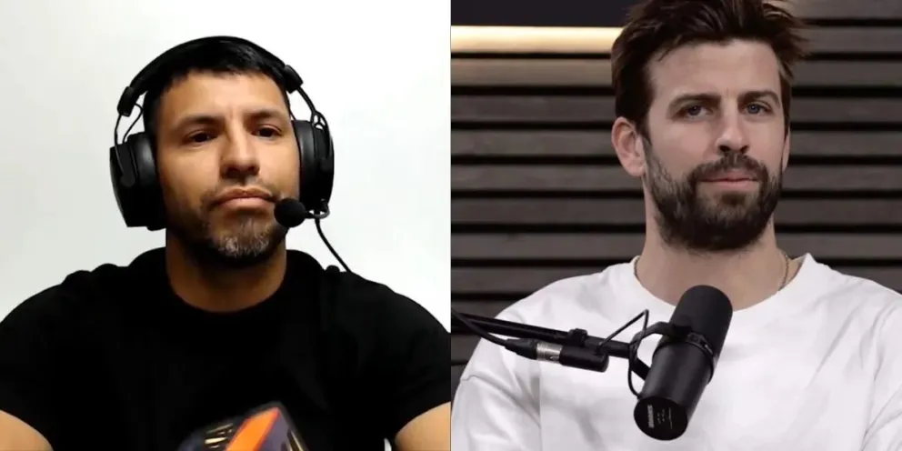 Gerard Piqué menospreció a un amigo del Kun Aguero y él lo amenazó en directo