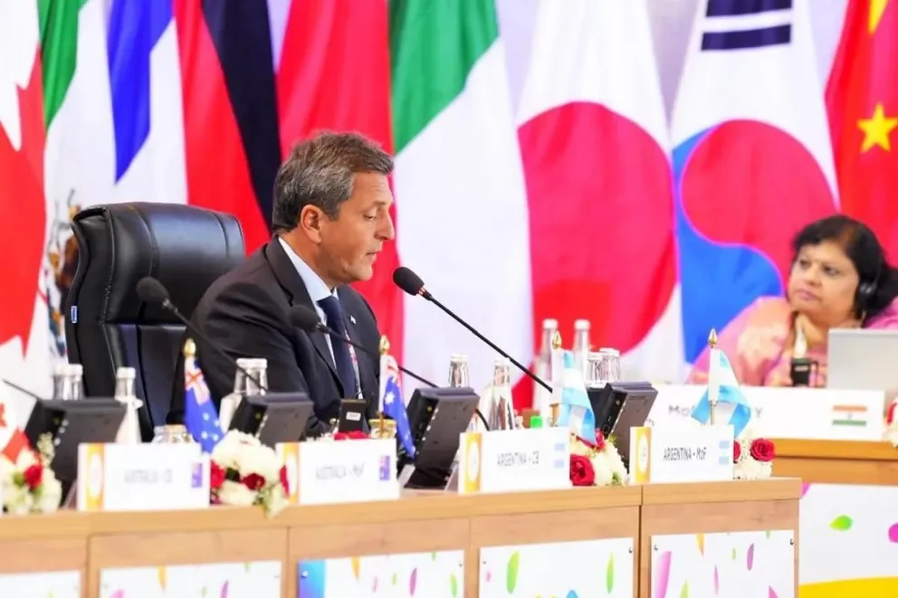 Sergio Massa reclamó la falta de acuerdo con el FMI en la Cumbre del G20