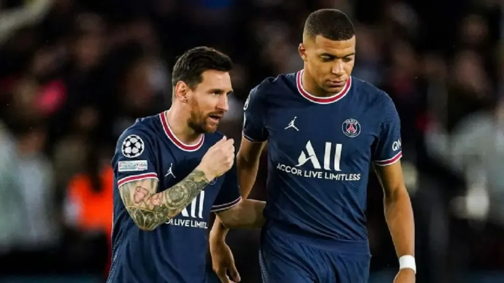 Mbappé contra Messi: La curiosa publicación del PSG que llamó la atención de todos