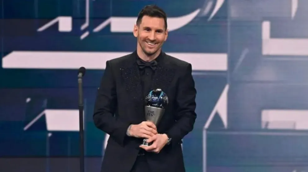 ¡Lionel Messi gigante! Ganó el premio The Best al mejor jugador del mundo y superó a Benzemá y Mbappé