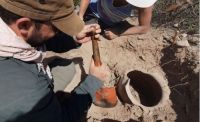 Encuentran una urna funeraria del año 900 en Seclantás
