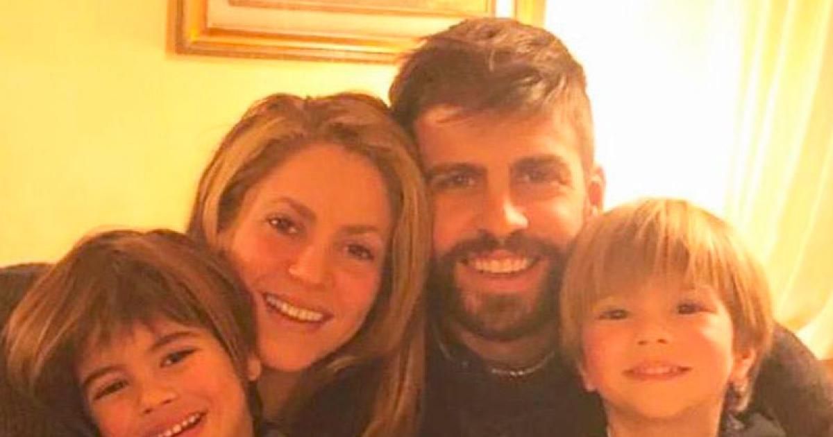 Shakira Piqué y sus hijos