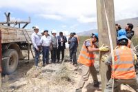 Gustavo Sáenz verificó el inicio de obras de tendido eléctrico Rodeo-La Poma