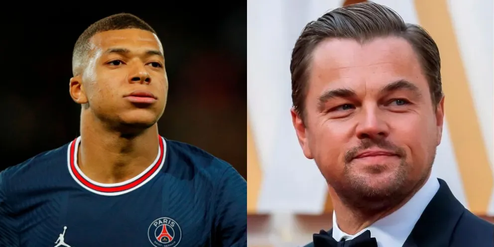 Leonardo DiCaprio acompañado por una joven modelo que sería exnovia de Kylian Mbappé 