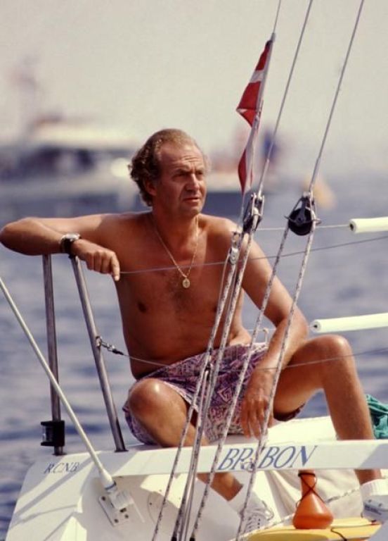 Rey Juan Carlos I, en su juventud.