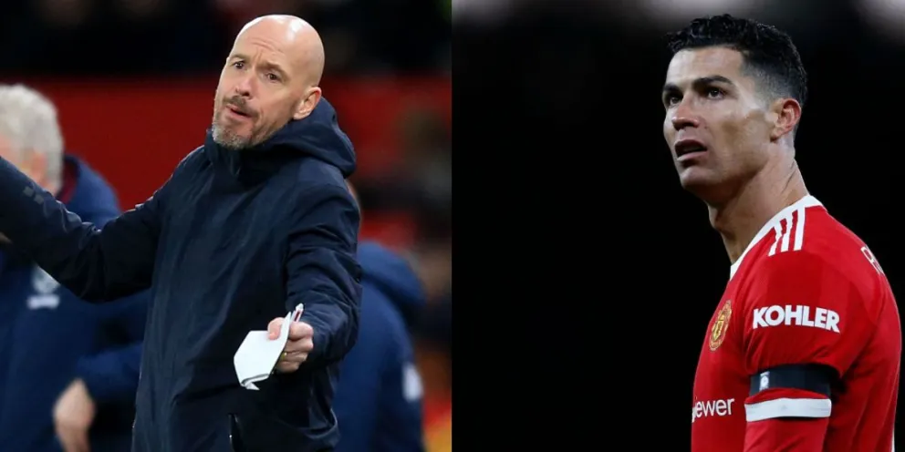 Erik Ten Hag expuso a Cristiano Ronaldo y reveló detalles sobre su polémica salida del Manchester United 