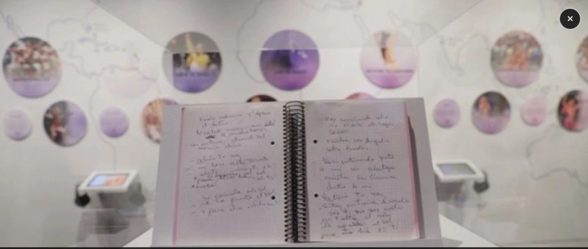 Cuaderno de Shakira.