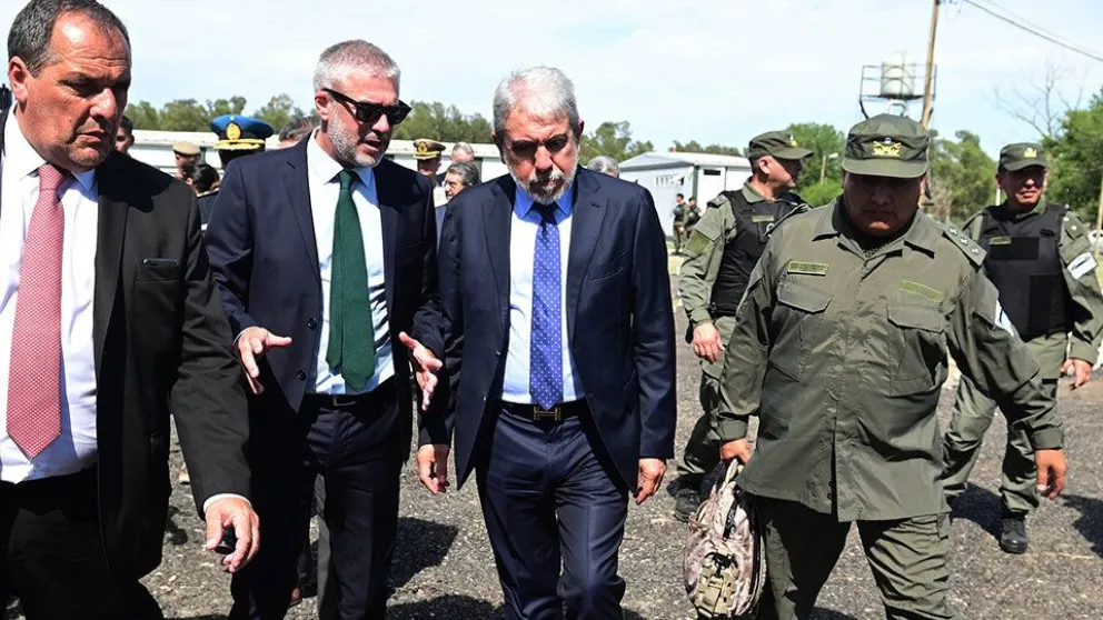Medidas contra el narcotráfico: Aníbal Fernández en Rosario