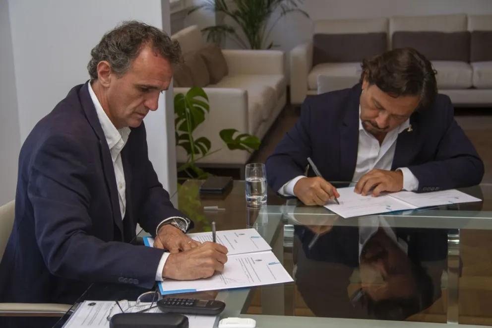Gustavo Sáenz se reunió con Gabriel Katopodis para avanzar sobre las obras en El Limón y la RN86