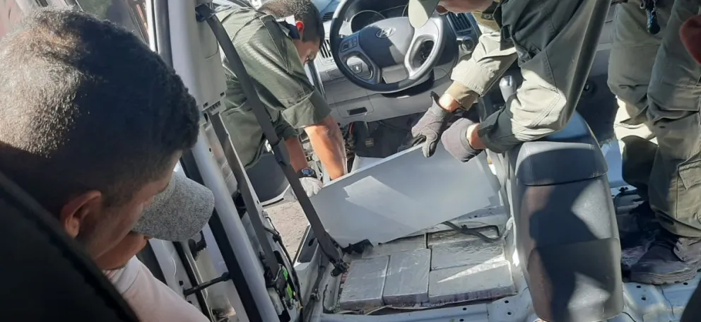 Salió de Orán con 54 kilográmos de cocaína