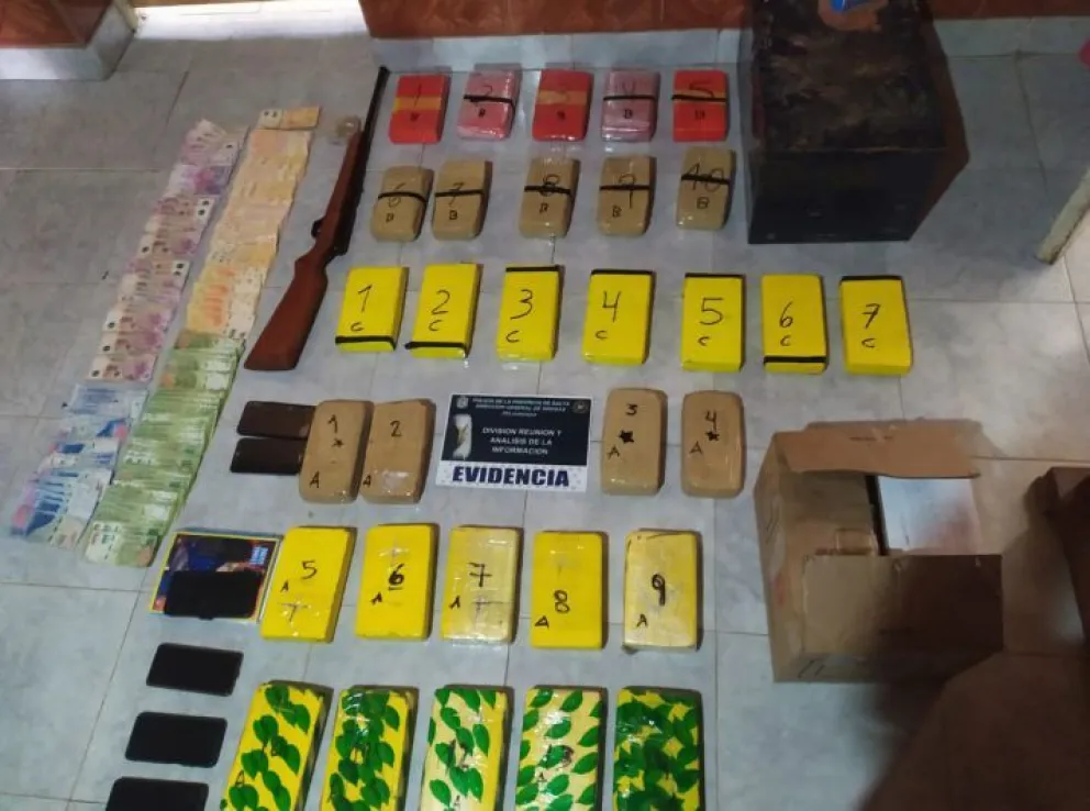 Tenían más de 32 kilos de cocaína: capturaron a una banda de narcotraficantes 