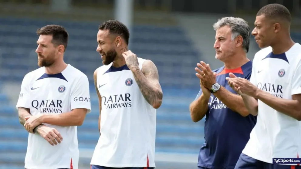 Sin pelos en la lengua Cristophe Galtier habló de la continuidad de Messi y Mbappé en PSG