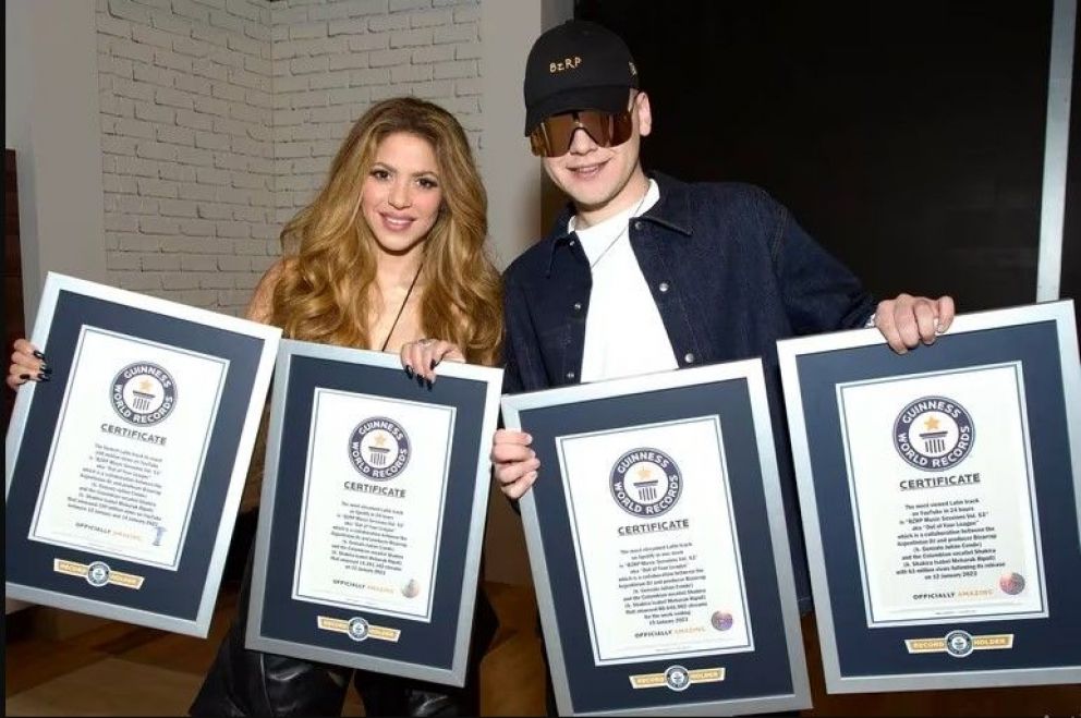 Shakira y Bizarrap recibieron los reconocimientos.
