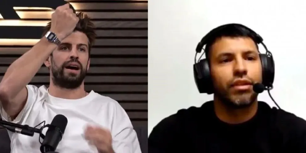 El Kun Agüero y Gerard Piqué enfrentados por un fuerte mensaje que el argentino envió a la liga