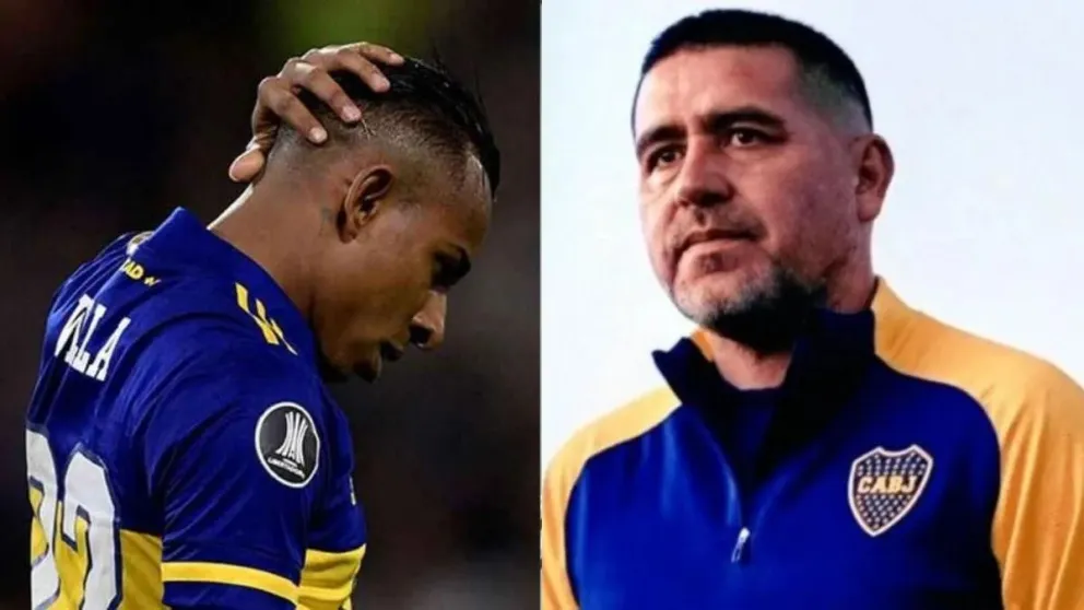 Problemas para Boca: Sebastián Villa podría dejar el equipo, Riquelme enloquece 