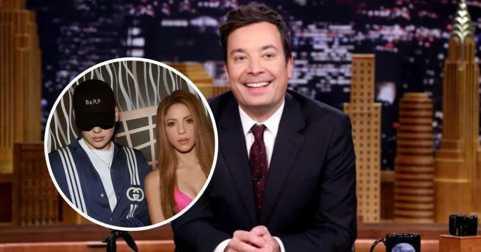 Jimmy Fallon no pudo resistirse a Shakira y Bizarrap y tuvo esta increíble e inesperada reacción