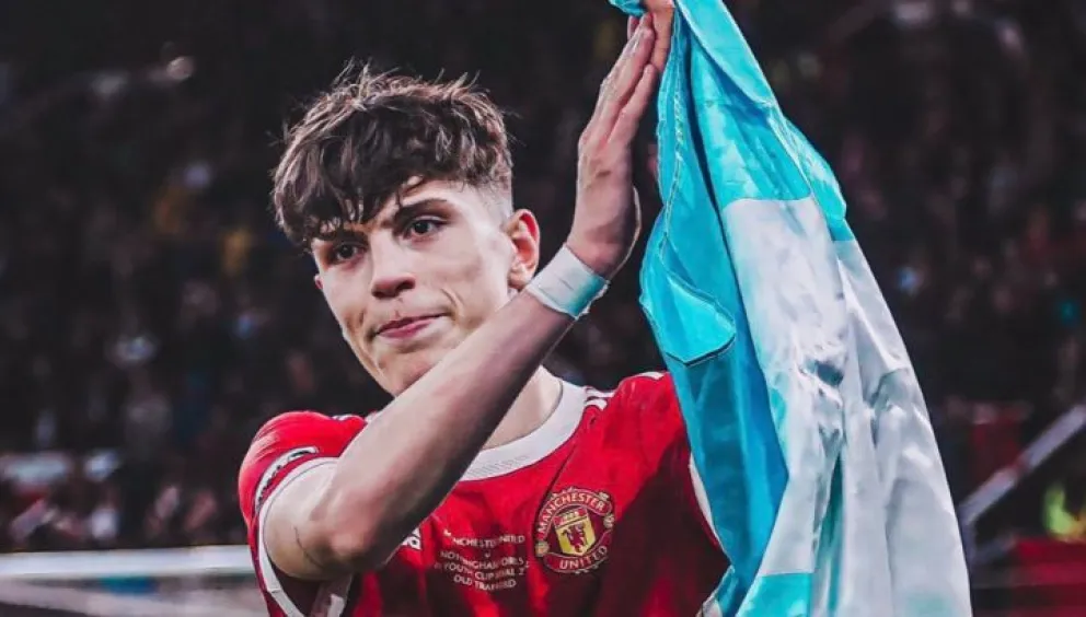 Alejandro Garnacho devastado, podría perderse el mundial sub-20 por un insólito motivo