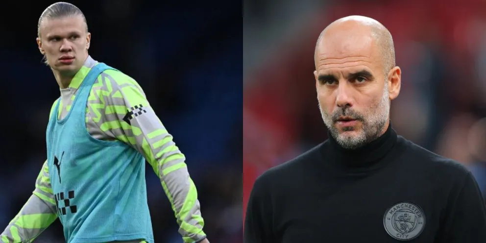 Julián Álvarez expectante: la fuerte amenaza de Pep Guardiola a Haaland que podría dejarlo fuera del City