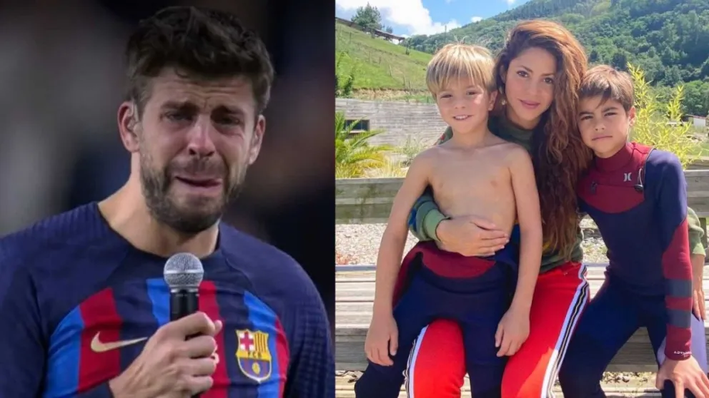 Le va a doler a Piqué: Pillan a los hijos de Shakira haciendo esto