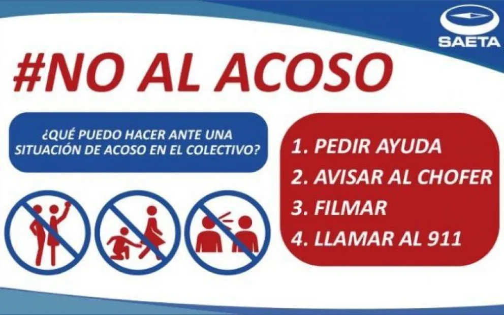 Continuan las denuncias por acoso en el transporte público