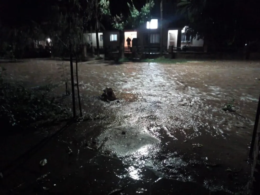 Fuerte temporal afectó a La Viña