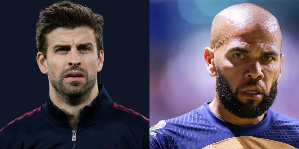 Gerard Piqué habló sobre el caso de Dani Alves y envió un duro mensaje al brasileño