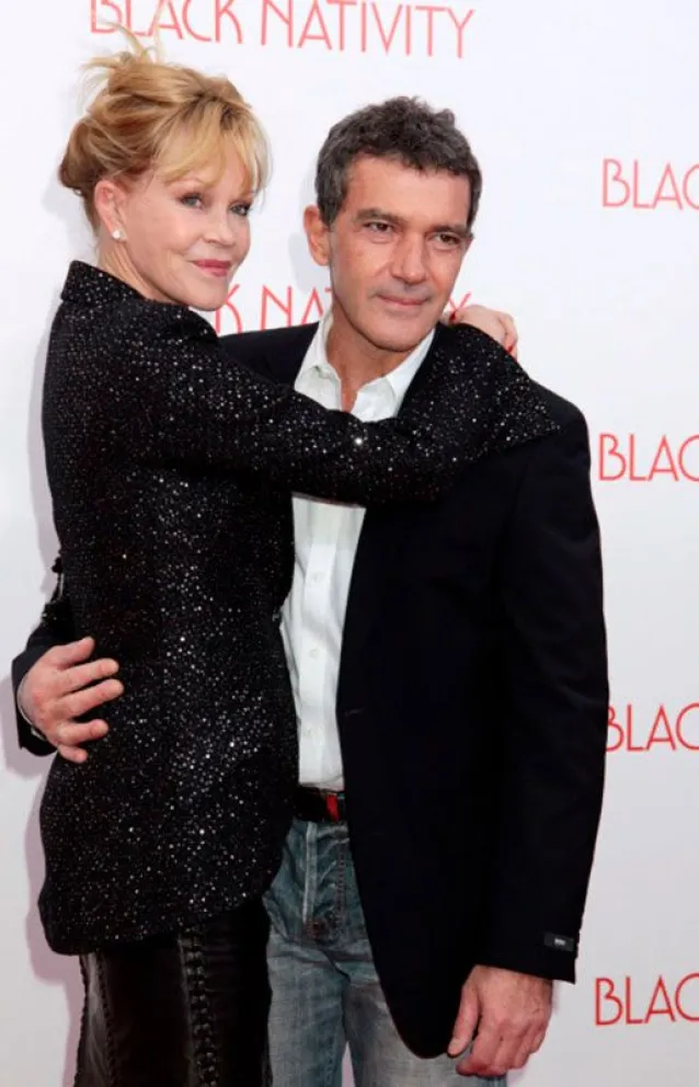 Tras problemas de salud, Melanie Griffith luce irreconocible en insólita foto junto a Antonio Banderas