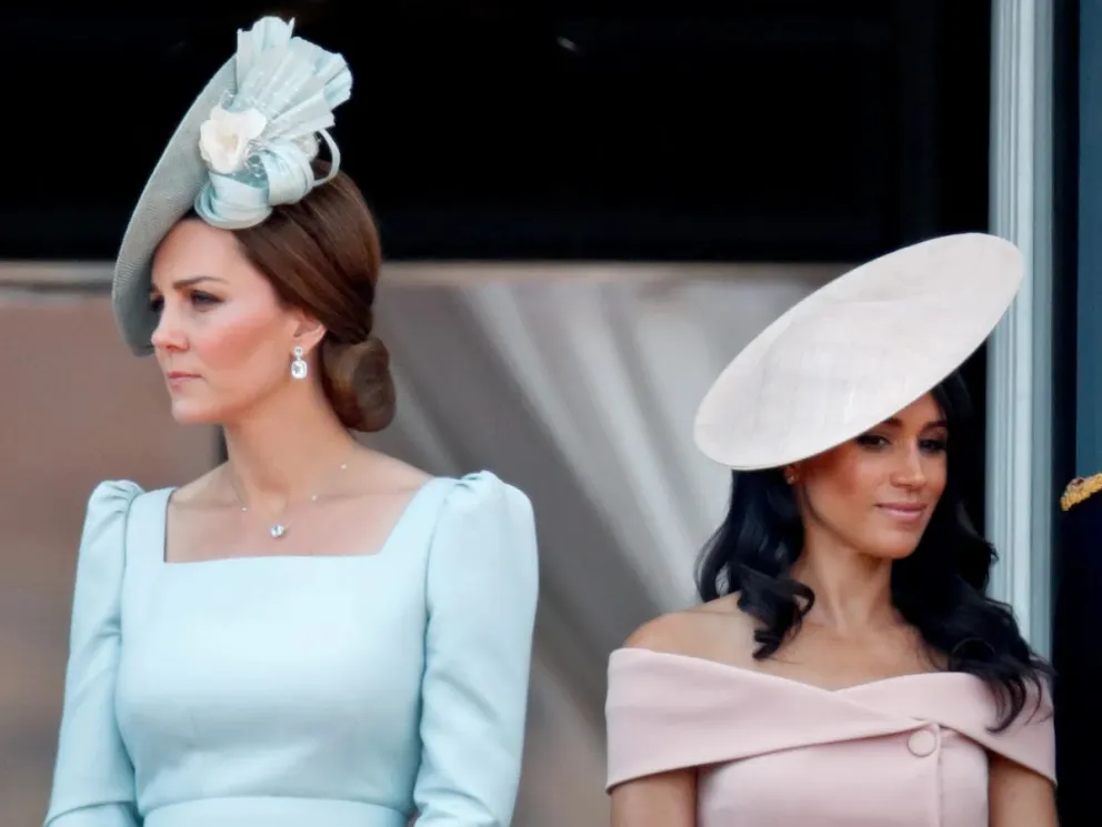 Feroz riña sin límites: la brutal golpiza entre Kate Middleton y Meghan Markle que desató el pánico de todos