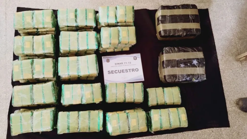 Se incautaron 37 kilos de hojas de coca durante operativo en Valle Siancas