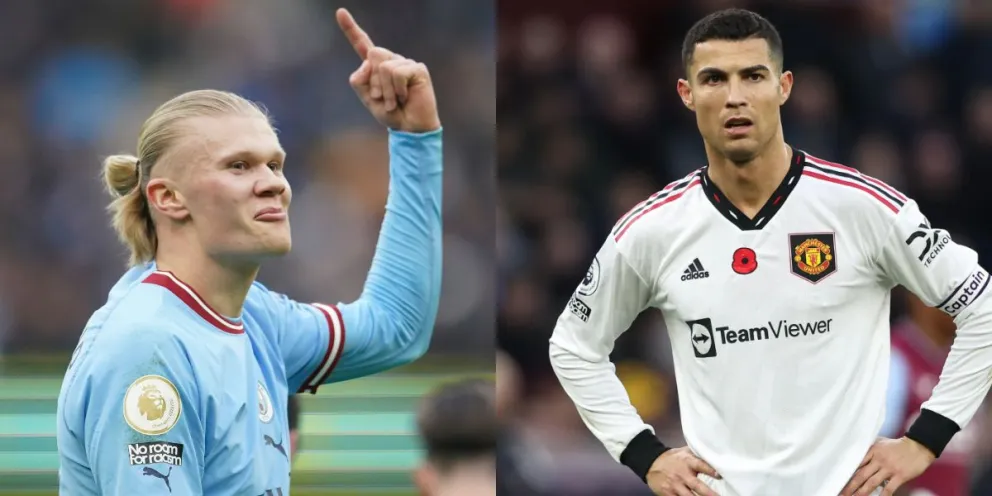 Erling Haaland humilla a Cristiano Ronaldo tras darse a conocer este insólito dato