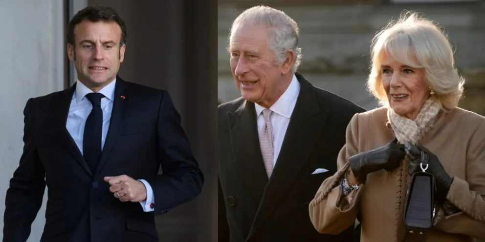La reunión entre el rey Carlos III y Camila Parker con Macron que afectará su popularidad