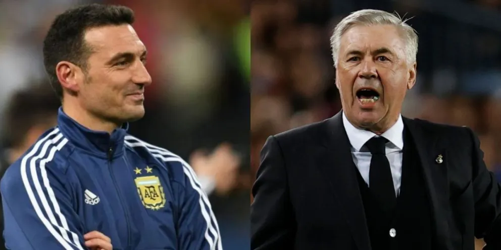 Carlo Ancelotti menospreció a Lionel Scaloni y así reaccionó el DT de la Selección Argentina 