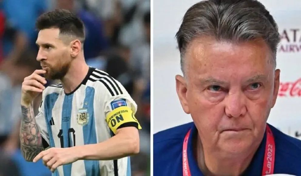 Van Gaal rompe el silencio: menosprecia el nivel de Lionel Messi y elogia a Cristiano Ronaldo