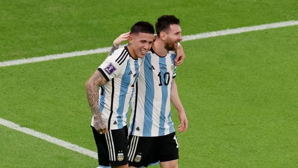 La sorprendente frase que Lionel Messi le dijo a Enzo Fernández luego de su gol a México en Qatar