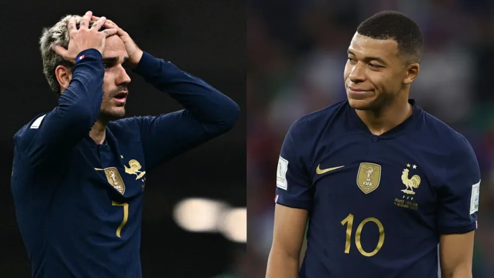 Kylian Mbappé increpó a Antoine Griezmann y tuvieron un tenso cruce por la capitanía de Francia