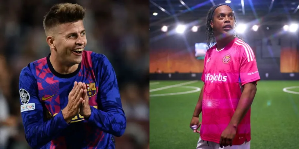 El sorpresivo e insólito sueldo de Ronaldinho en la Kings League de Gerard Piqué