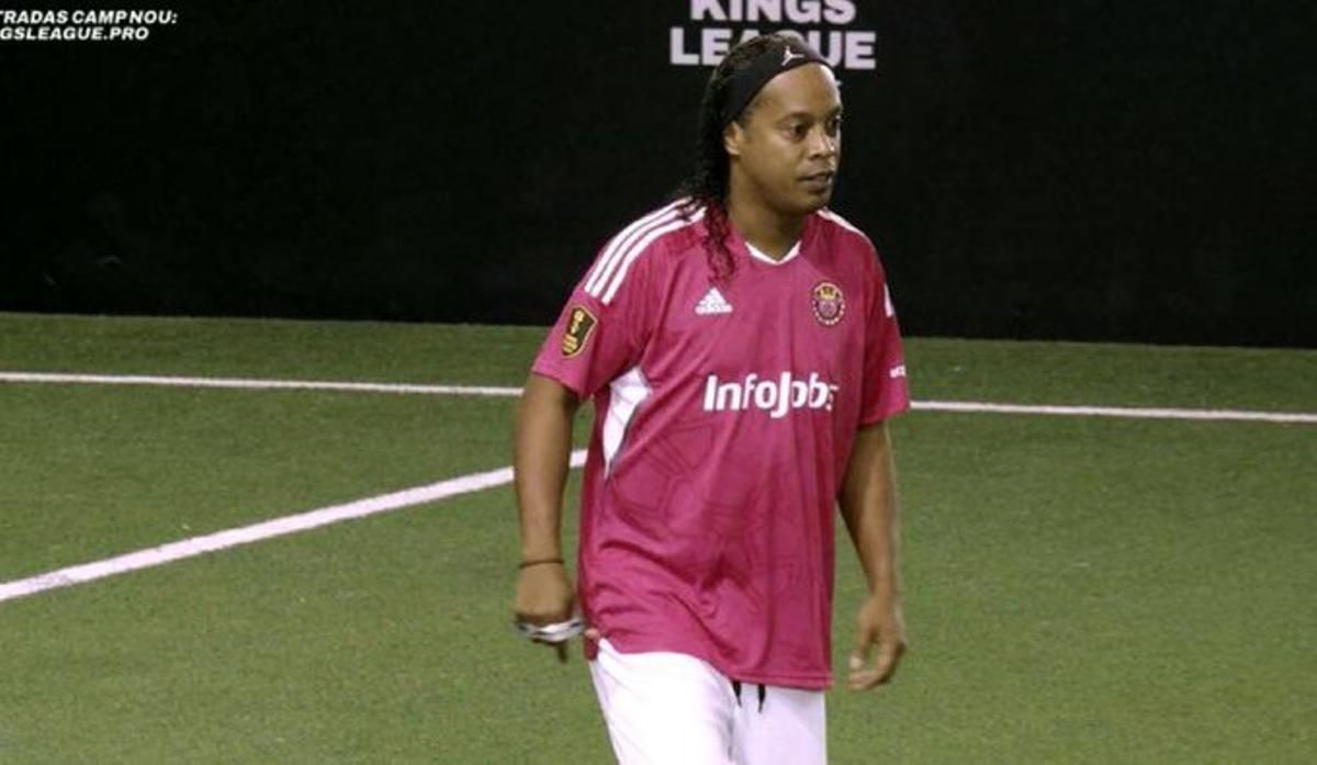 El sorprendente sueldo de Ronaldinho en la Kings League de Gerard