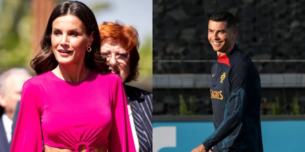 El cuñado de Cristiano Ronaldo fue visto con la reina Letizia y su vínculo generó gran incógnita
