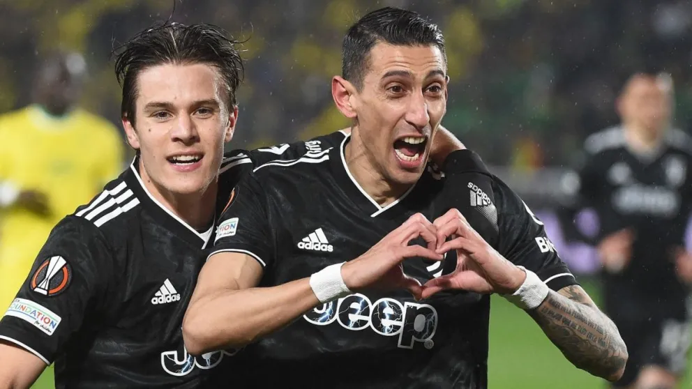 Festeja Scaloni: tras la traición de la Juventus, la noticia que recibió Ángel Di María sobre su futuro