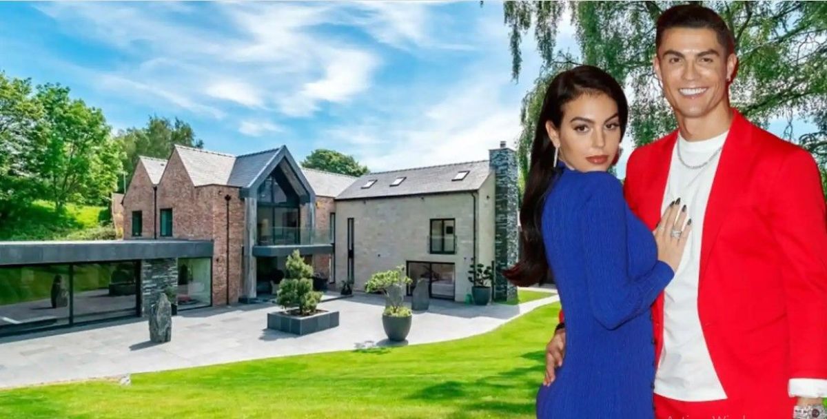 Georgina Rodr&iacute;guez y Cristiano en su casa de Madrid.
