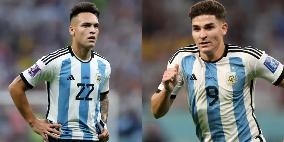 Lautaro Martínez o Julián Álvarez: Scaloni ya tendría definido quién será el nueve titular de la Selección