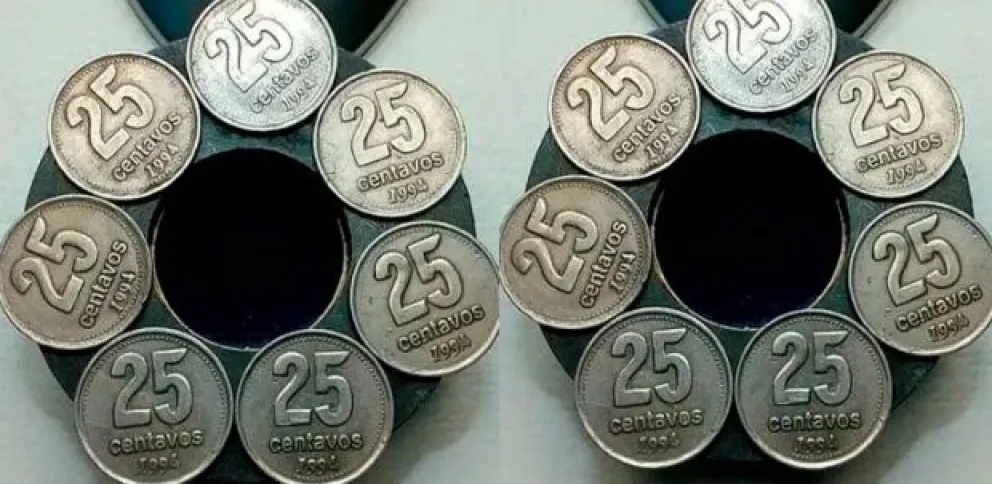 Coleccionistas pagan hasta $25.000 por monedas de 25 centavos con esta particular característica