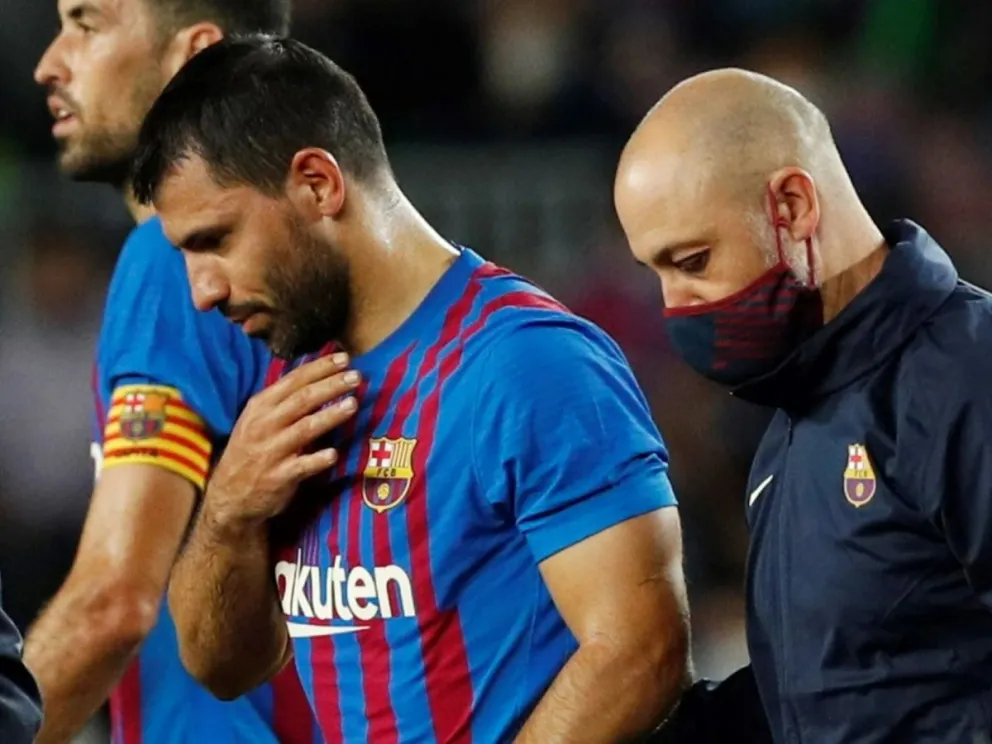 Estan fueron las palabras del Kun Agüero tras sufrir la arritmia en plena transmisión