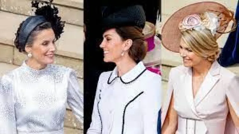 Fotos: Letizia celosa al ver como Máxima de Holanda se acerca cada vez a Kate Middleton 