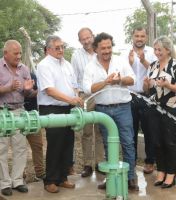 Gustavo Sáenz habilitó nuevas obras de agua y saneamiento en Anta