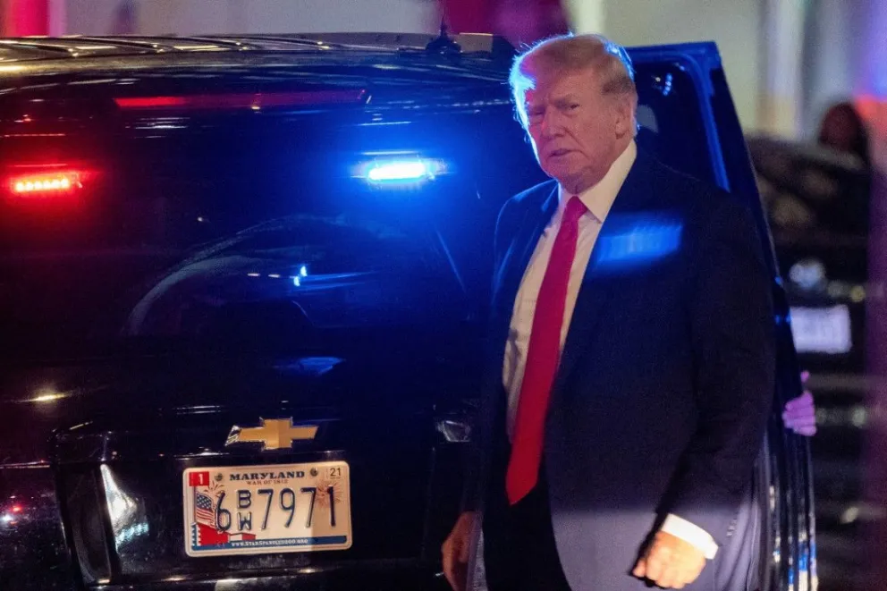 Urgente: Donald Trump declaró a la Justicia y se quedó en libertad