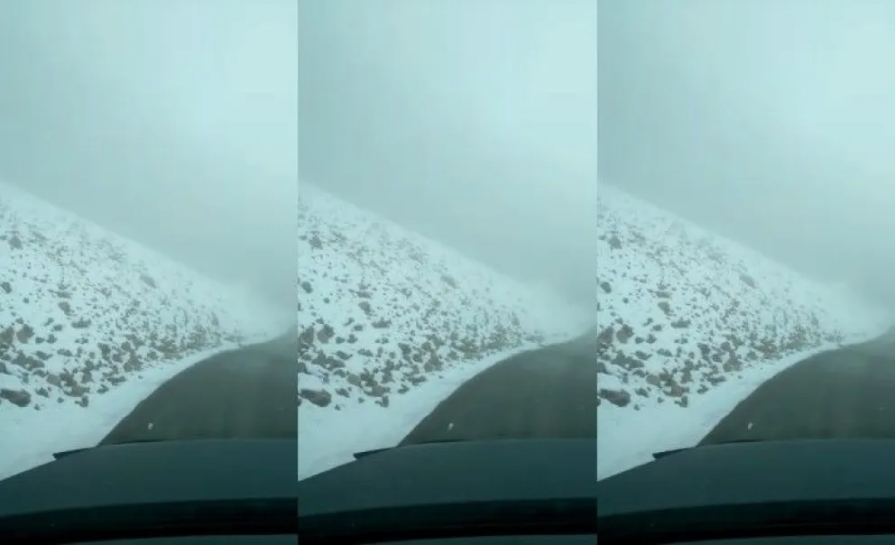 Un Jueves Santo especial en Salta: esta es la hermosa localidad en donde todo se tiñó de nieve