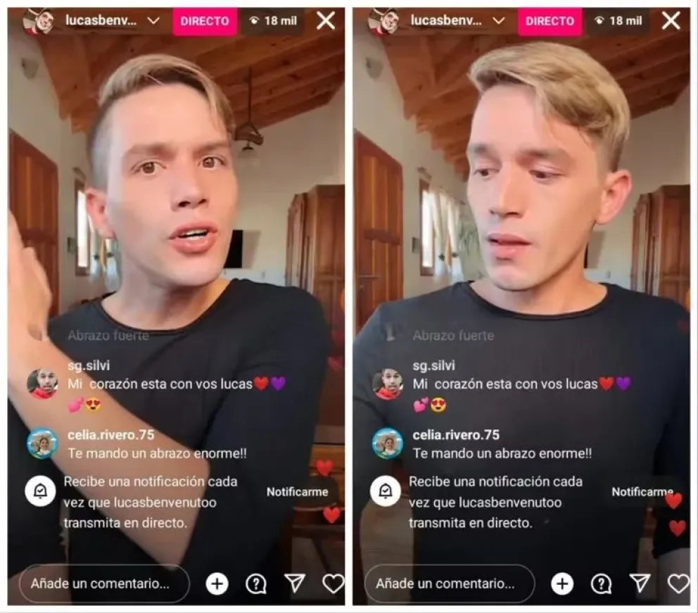 Lucas Benvenuto aclaró los audios filtrados que envió a Jey Mammón 