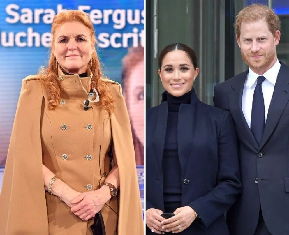 En la realeza británica no los quieren ni ver a Harry y Meghan Markle: esto dijo Sarah Ferguson