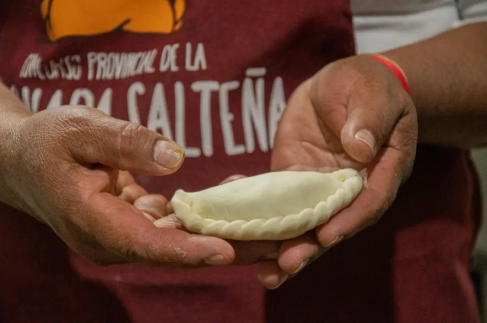 Concurso de la empanada en Chicoana 